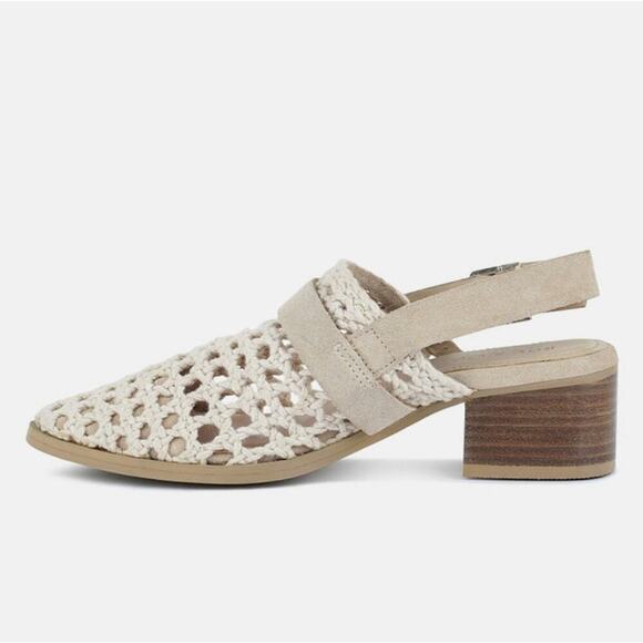 [H148] RAG & CO [ROSALIE] Off White Block Heeled Sandal, Size 9 - Picture 11 of 15